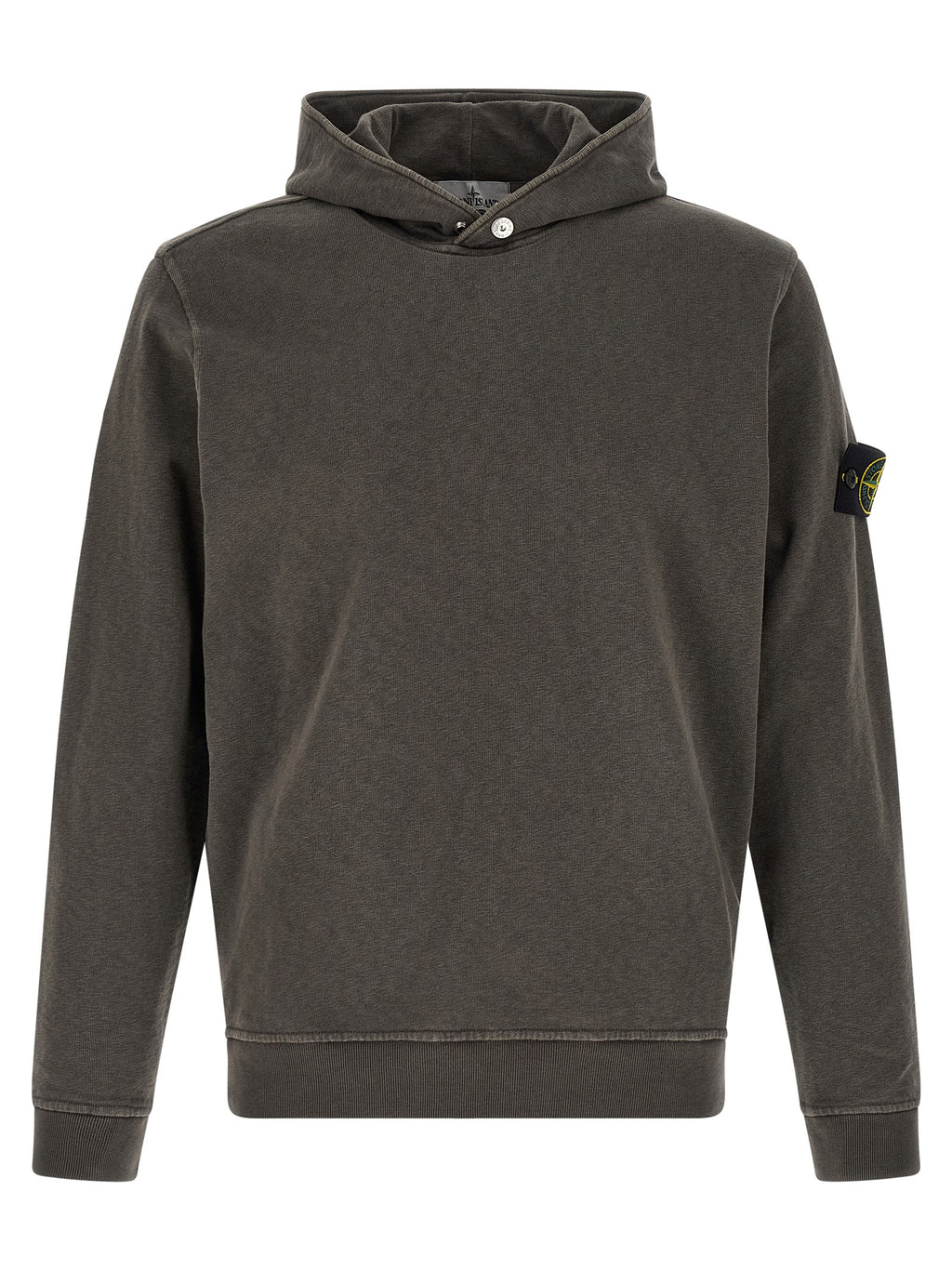 Stone Island Brown Cotton Sweatshirt Stone Island