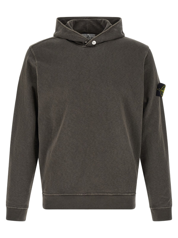 Stone Island Brown Cotton Sweatshirt Stone Island