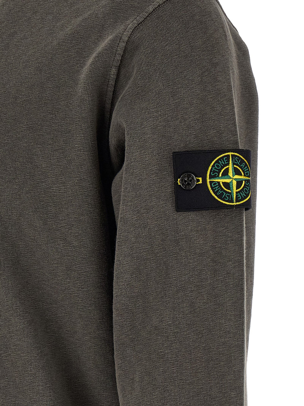 Stone Island Brown Cotton Sweatshirt Stone Island