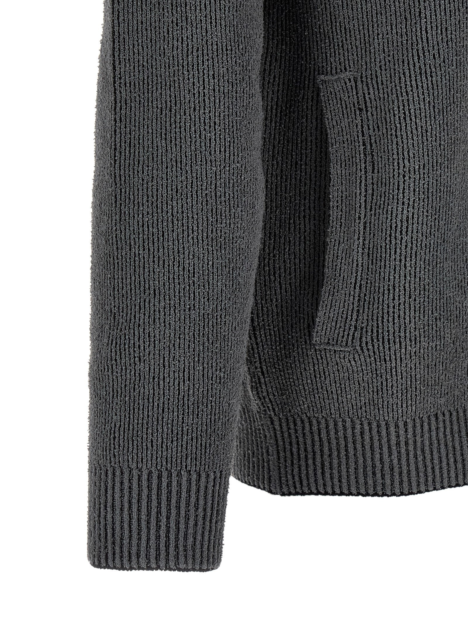 Stone Island Gray Cotton Cardigan Stone Island