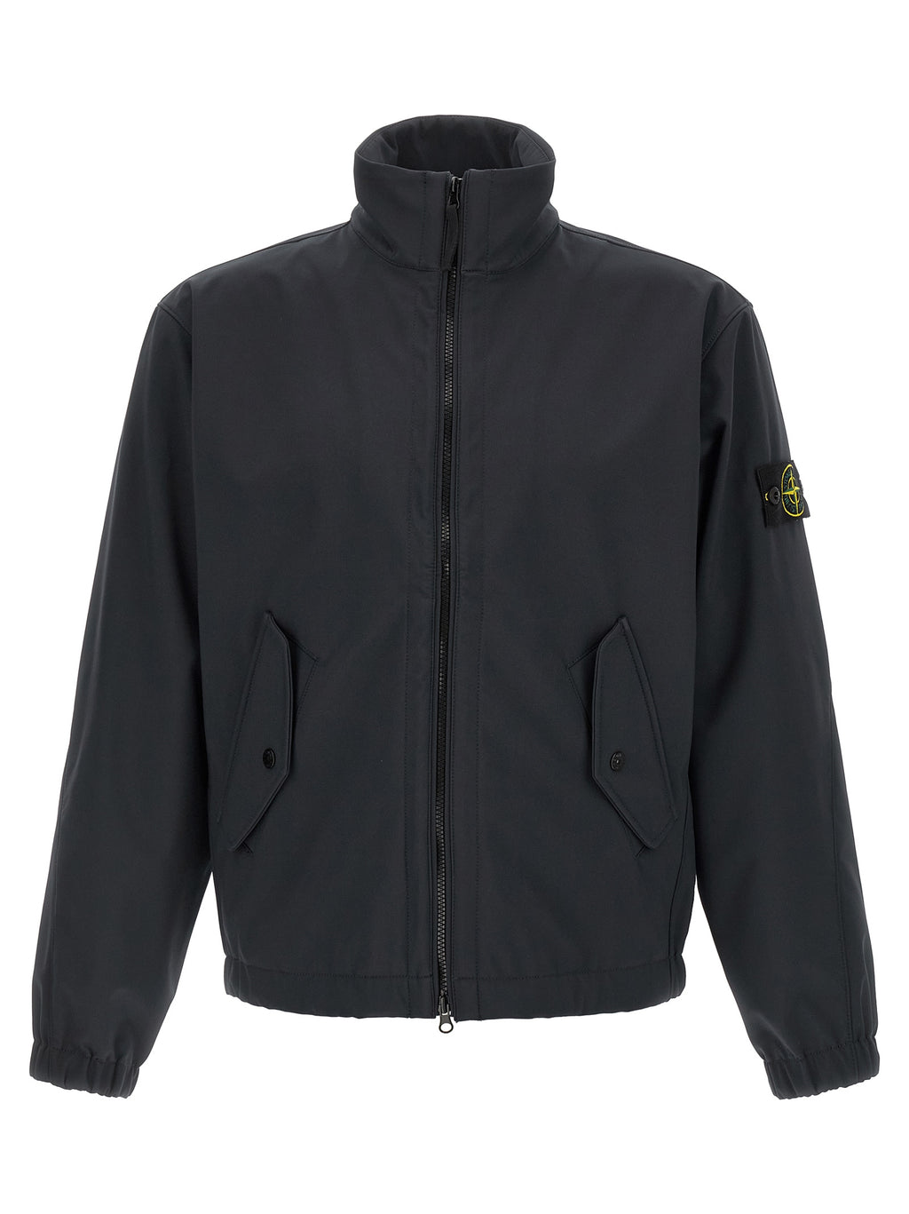 Stone Island Blue Polyester Shell Jacket Stone Island