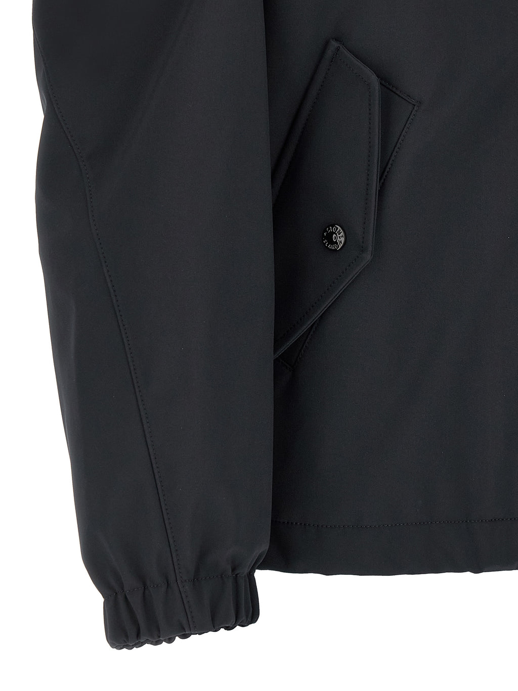Stone Island Blue Polyester Shell Jacket Stone Island