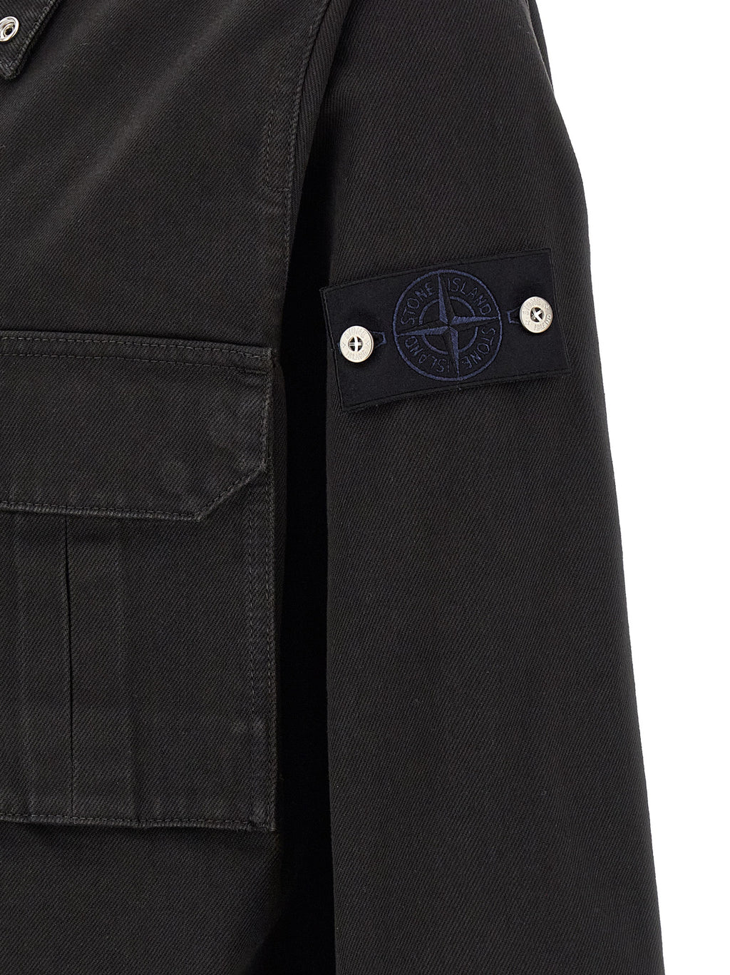 Stone Island Black Cotton Blouse Stone Island