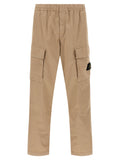Stone Island Beige Cotton Cargo Pants Stone Island