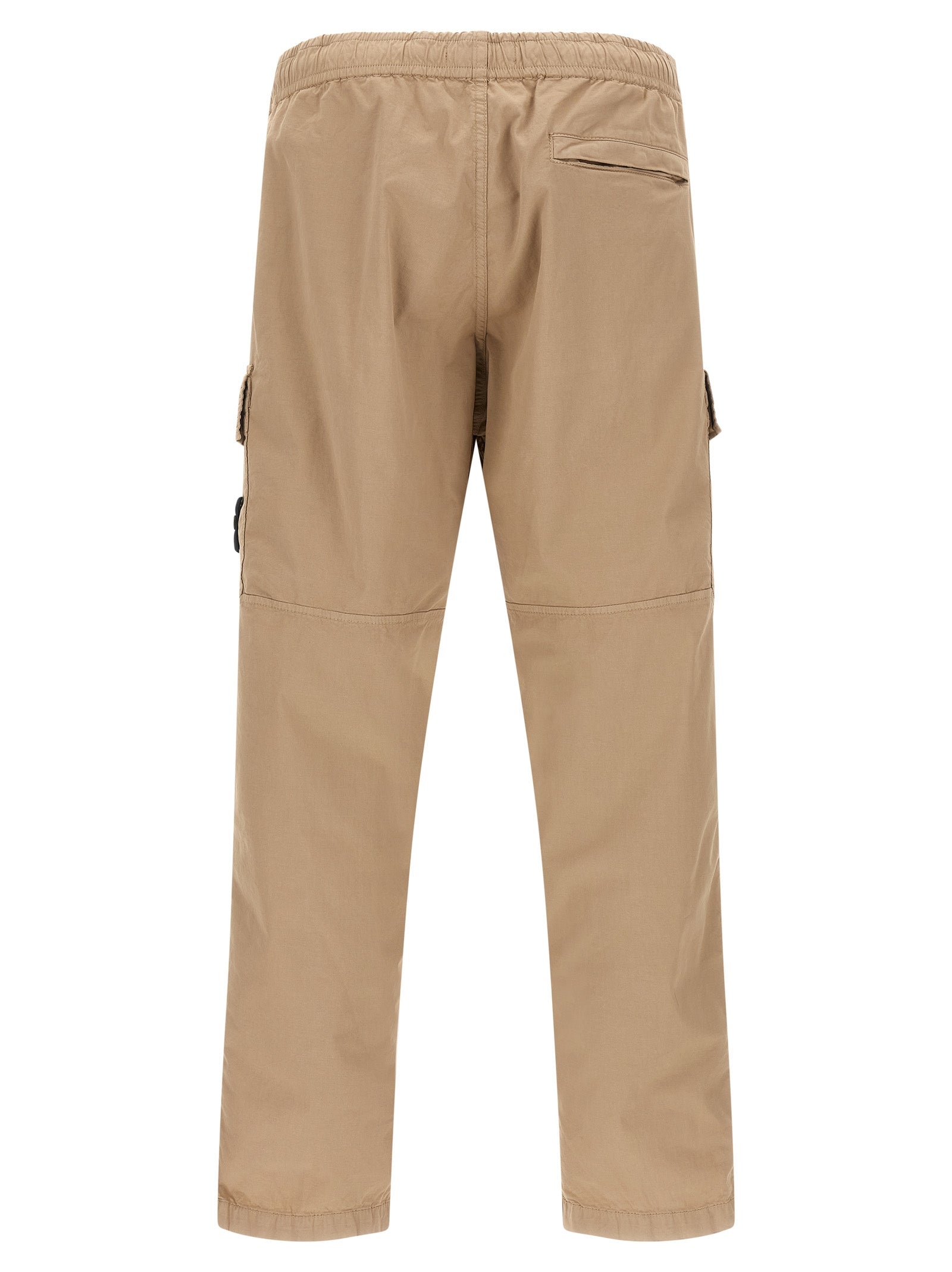 Stone Island Beige Cotton Cargo Pants Stone Island