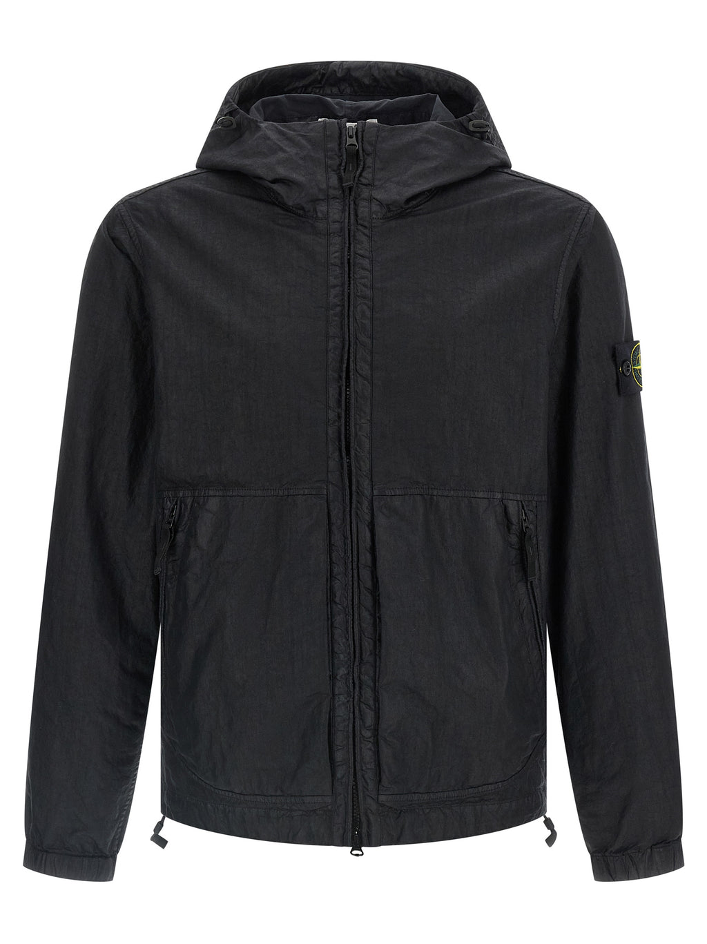 Stone Island Black Polyamide Shell Jacket Stone Island