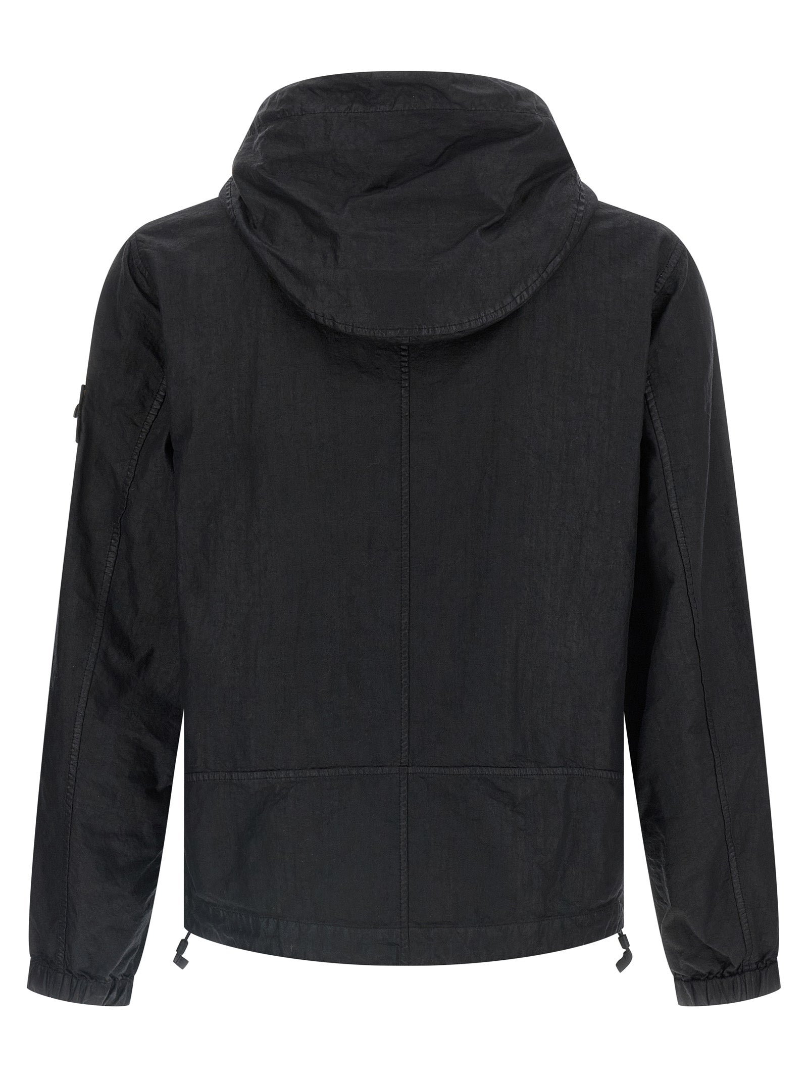 Stone Island Black Polyamide Shell Jacket Stone Island