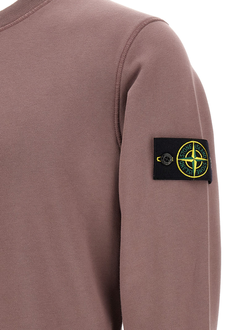 Stone Island Purple Cotton Sweatshirt Stone Island