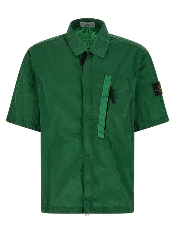 Stone Island Bicolor Polyamide Blouse Stone Island