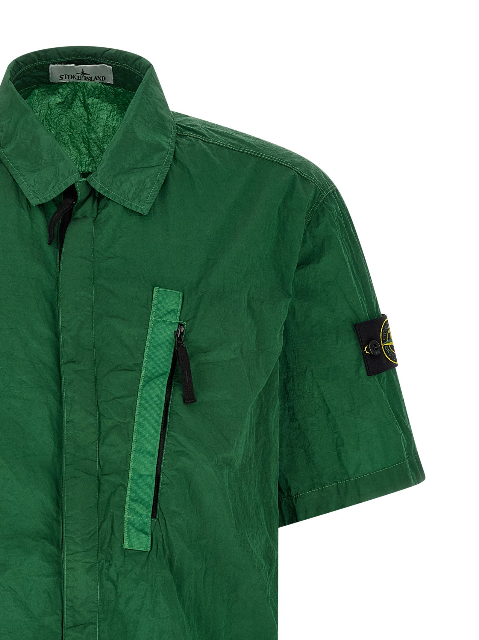 Stone Island Bicolor Polyamide Blouse Stone Island