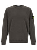 Stone Island Gray Cotton Sweatshirt Stone Island