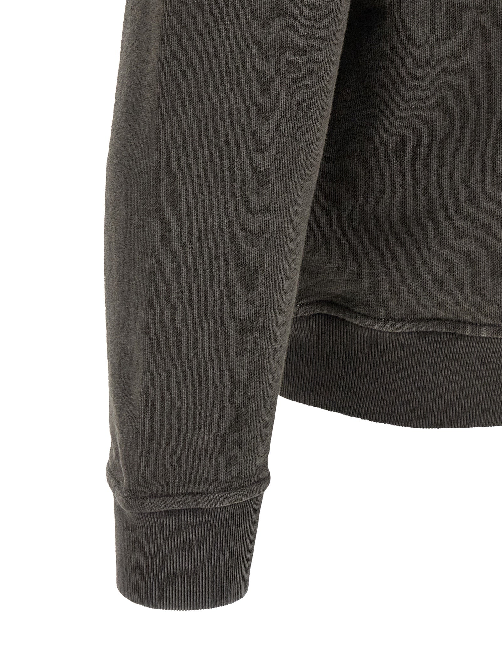 Stone Island Gray Cotton Sweatshirt Stone Island