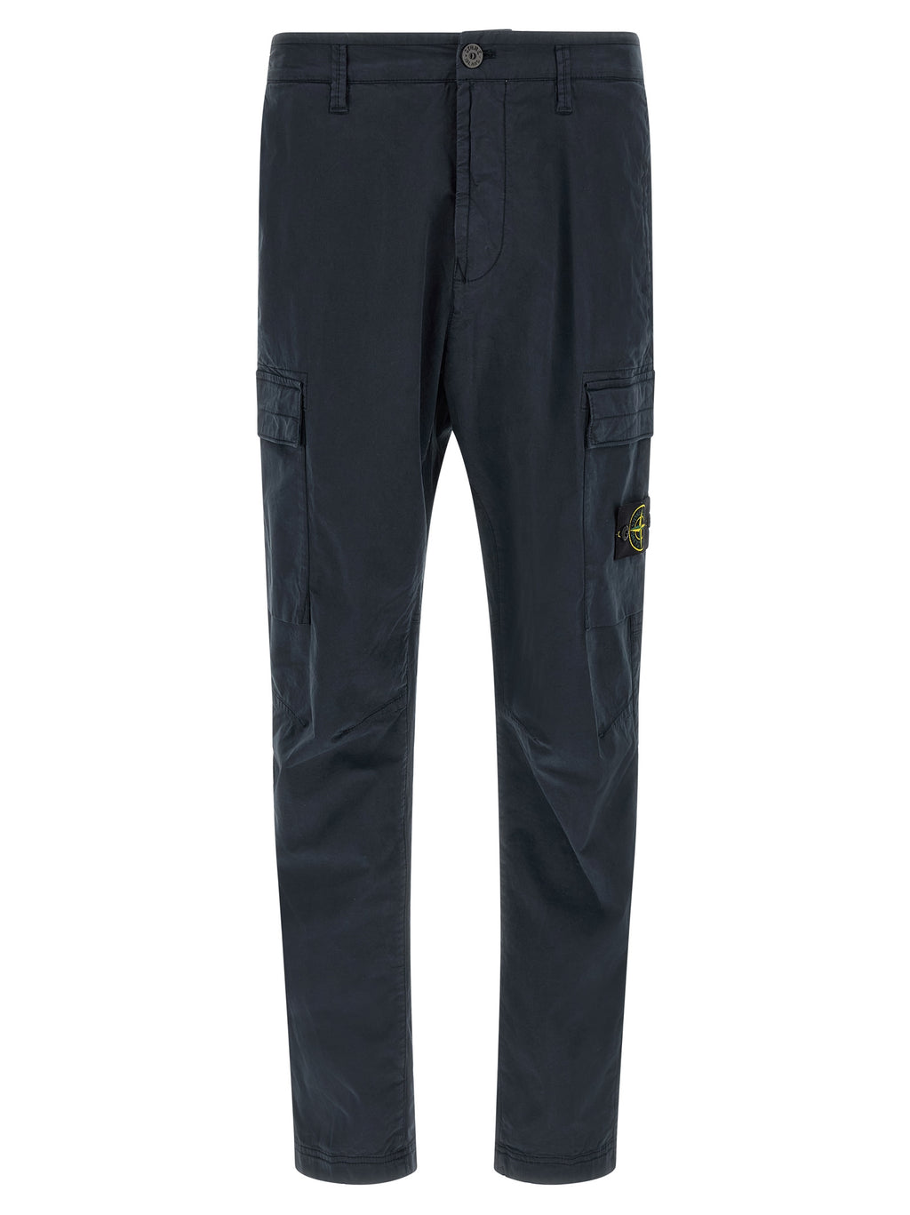 Stone Island Blue Cotton Cargo Pants Stone Island