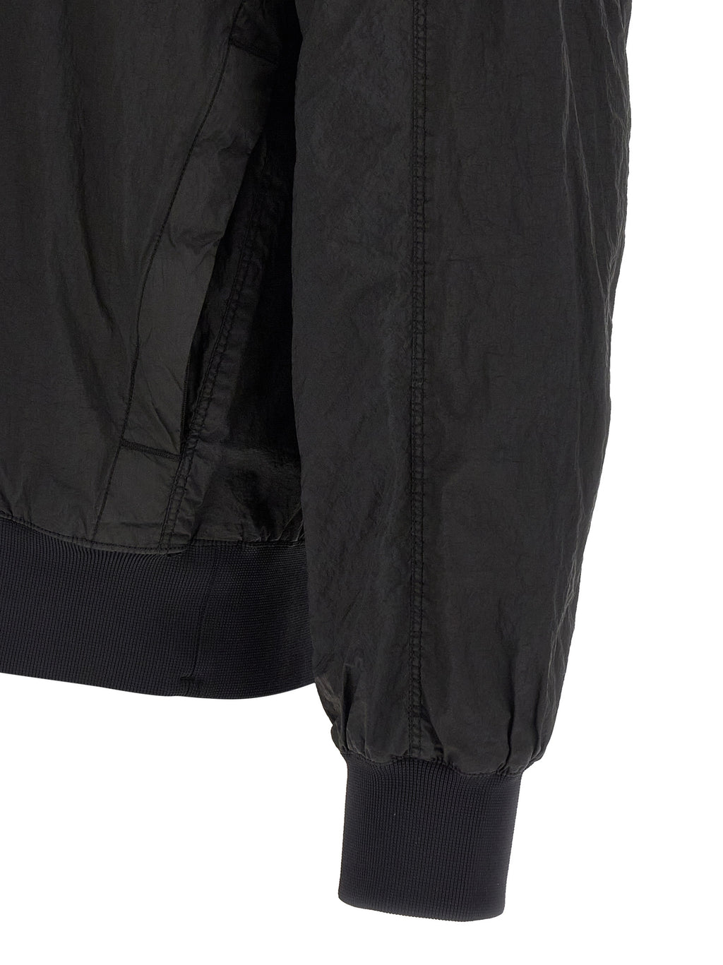 Stone Island Black Polyamide Bomber Stone Island