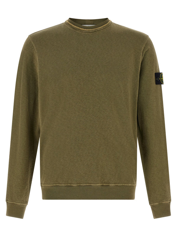 Stone Island Bicolor Cotton Sweatshirt Stone Island