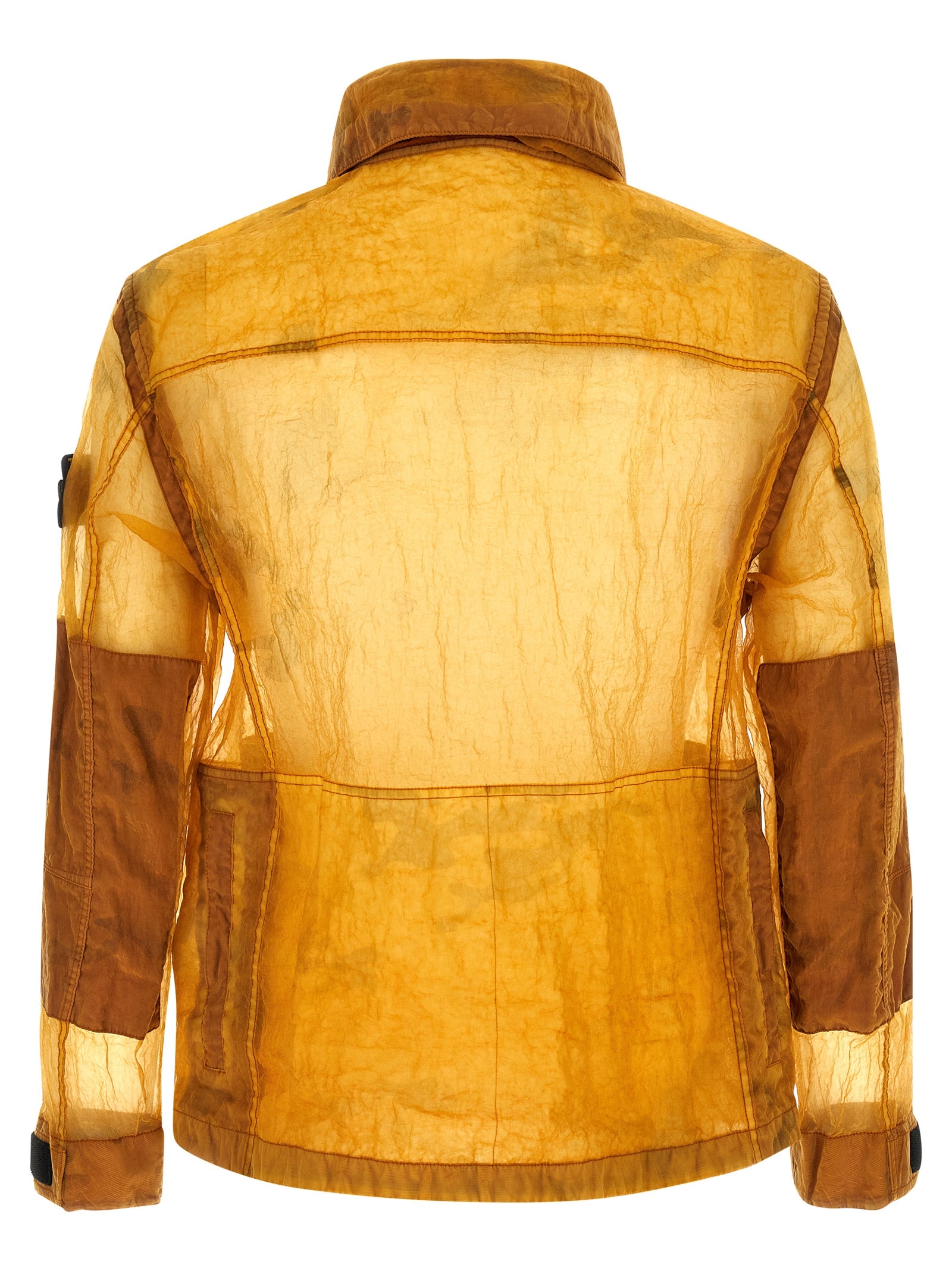 Stone Island Orange Polyamide Shell Jacket Stone Island