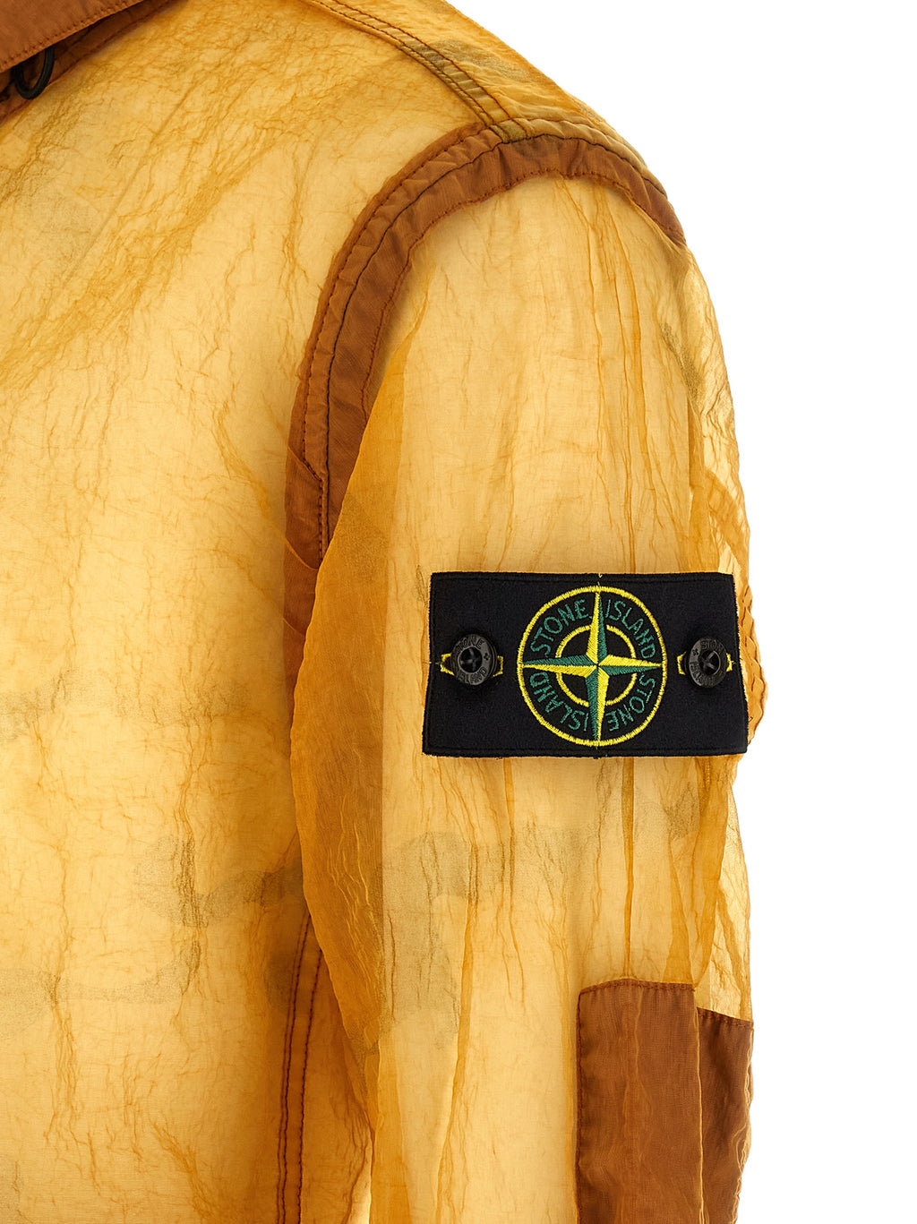 Stone Island Orange Polyamide Shell Jacket Stone Island