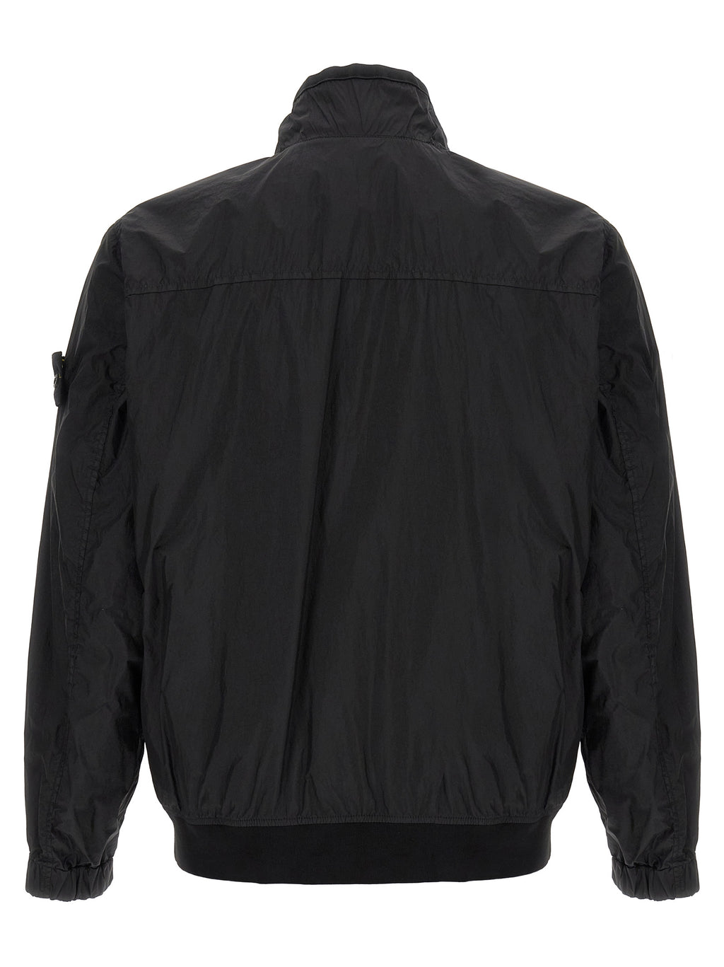 Stone Island Black Polyamide Full-Length Jacket Stone Island