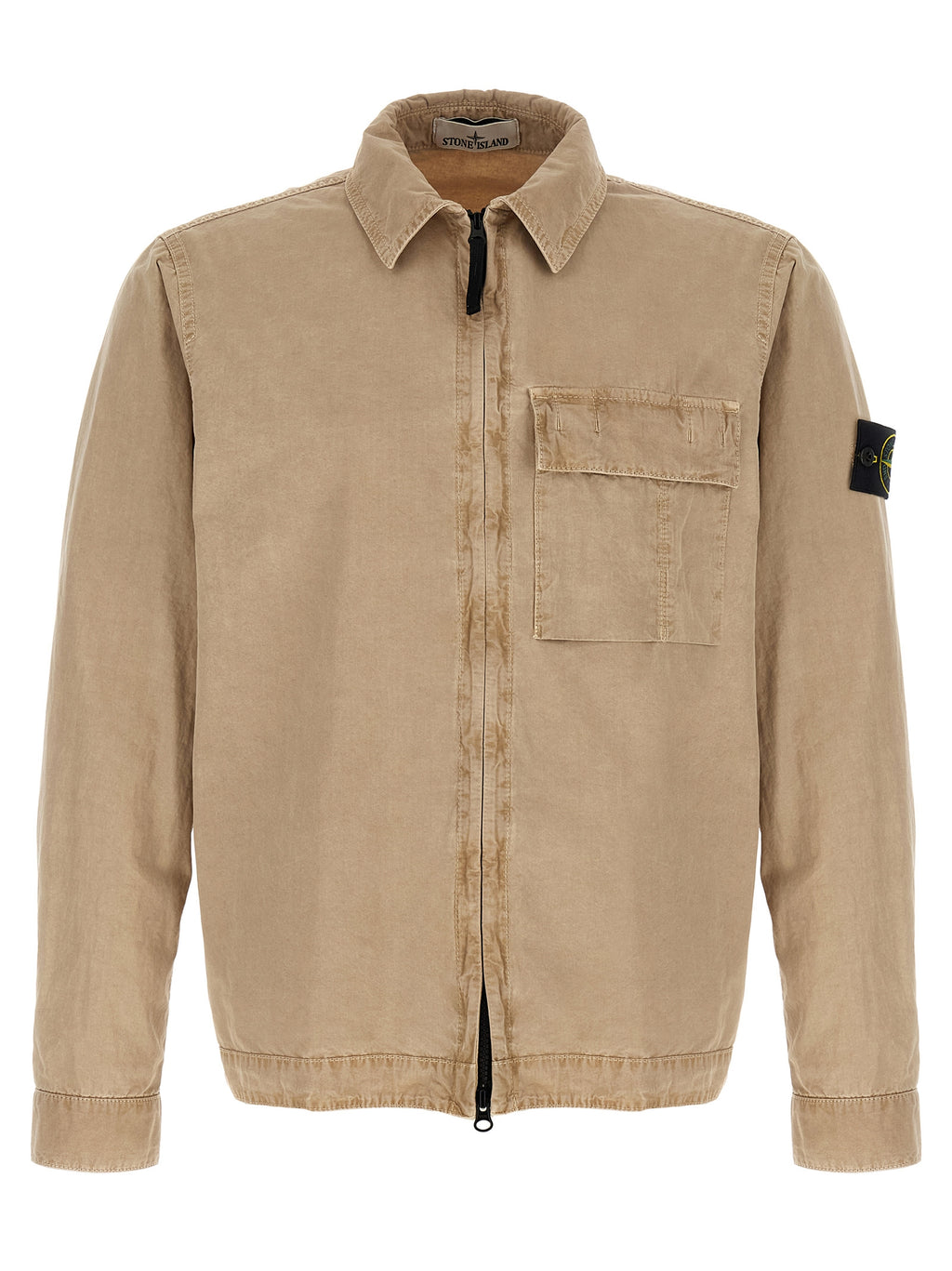 Stone Island Beige Cotton Blouse Stone Island