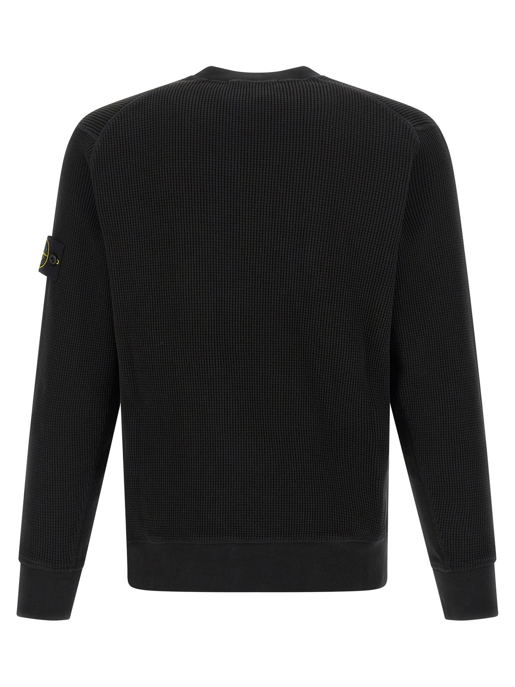 Stone Island Black Cotton Sweatshirt Stone Island