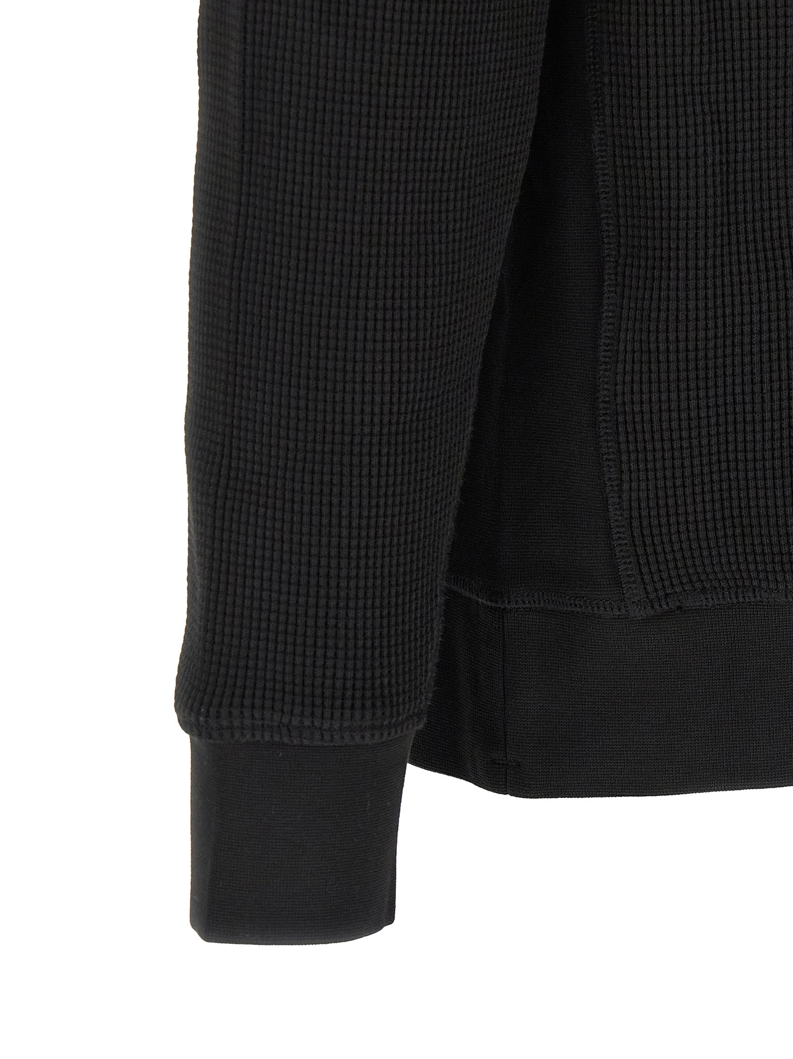 Stone Island Black Cotton Sweatshirt Stone Island