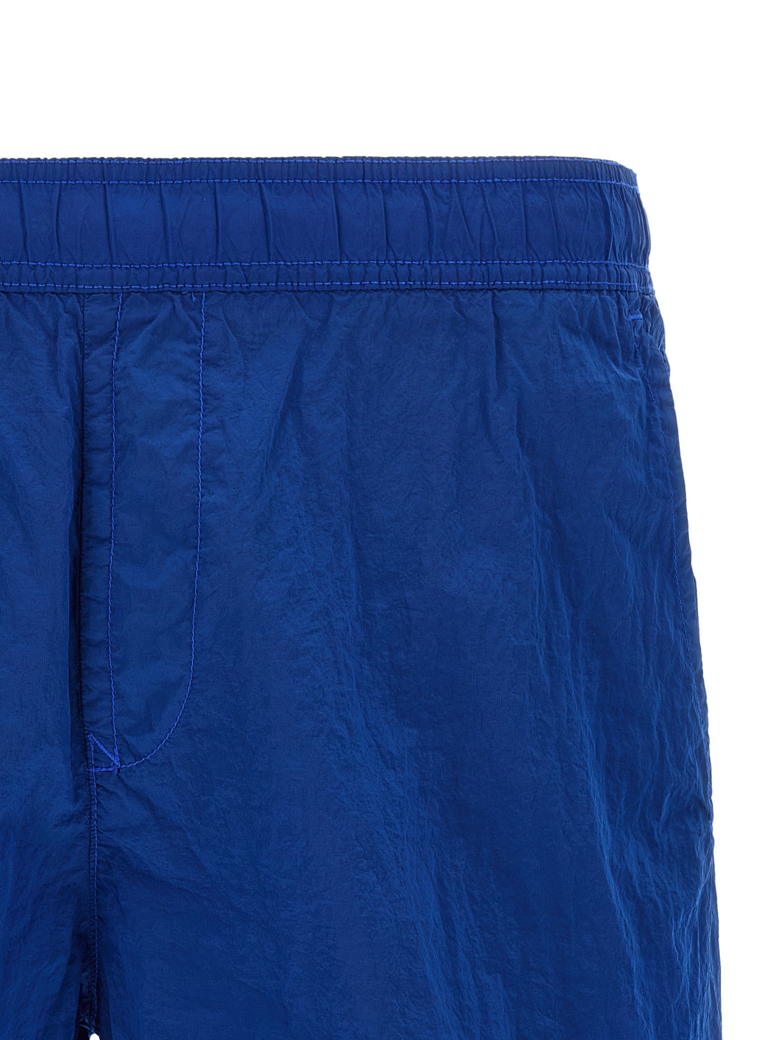 Stone Island Blue Polyamide Swim Shorts Stone Island
