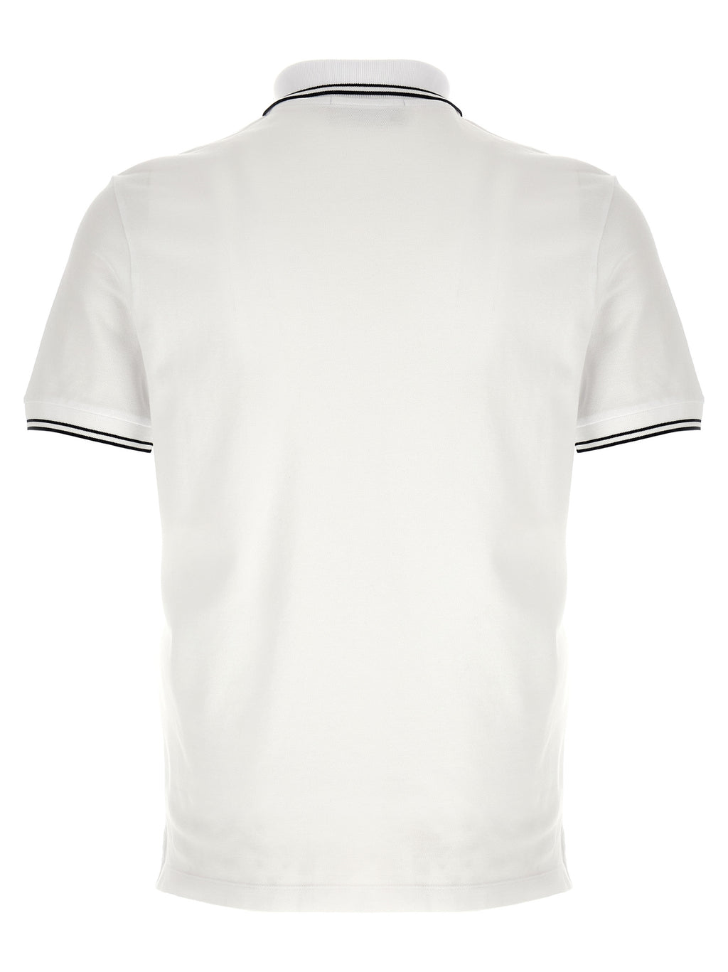 Stone Island White Cotton Polo Shirt Stone Island