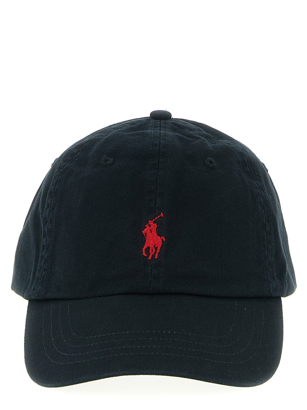 Polo Ralph Lauren Black Cotton Cap (Baseball Hat) Polo Ralph Lauren