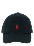 Polo Ralph Lauren Black Cotton Cap (Baseball Hat) Polo Ralph Lauren