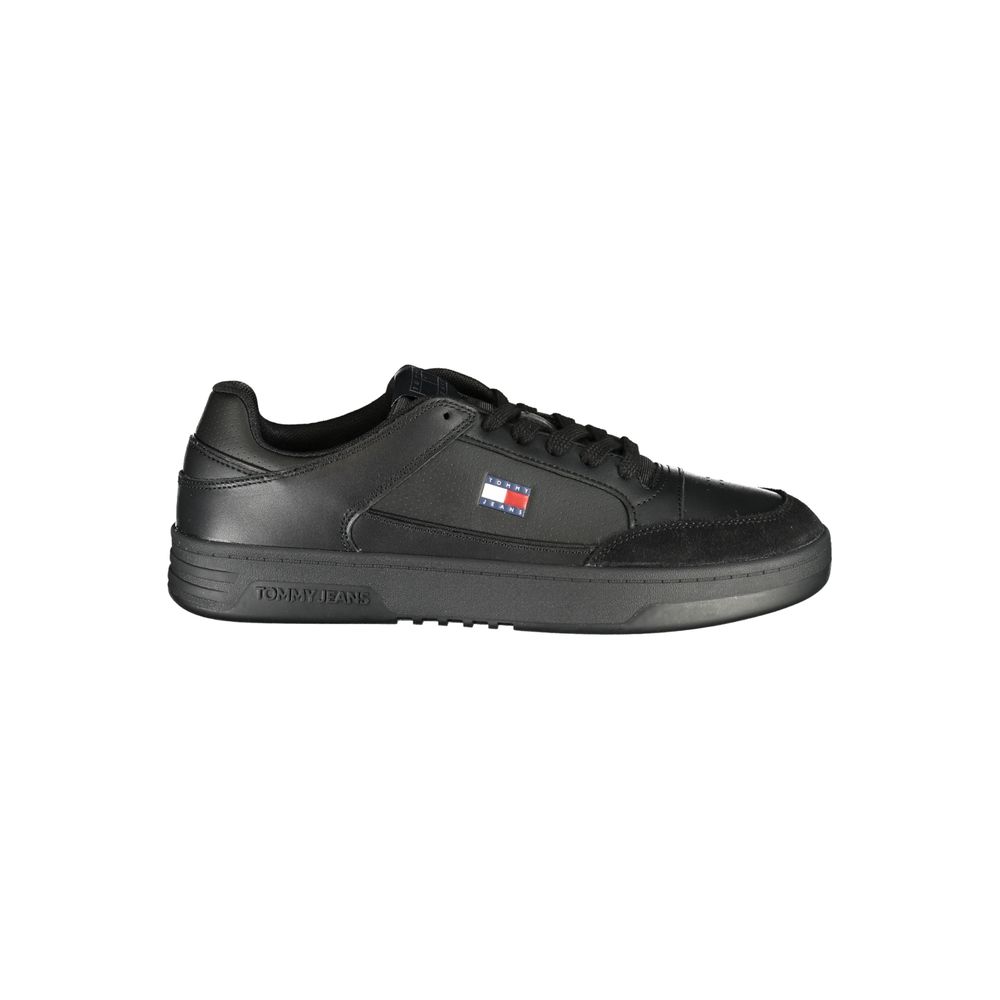 Tommy Hilfiger Black Polyurethane Men's Sneaker Tommy Hilfiger