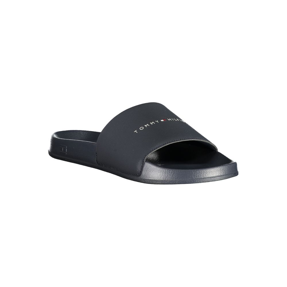 Tommy Hilfiger Blue Polyurethane Men's Slipper Tommy Hilfiger