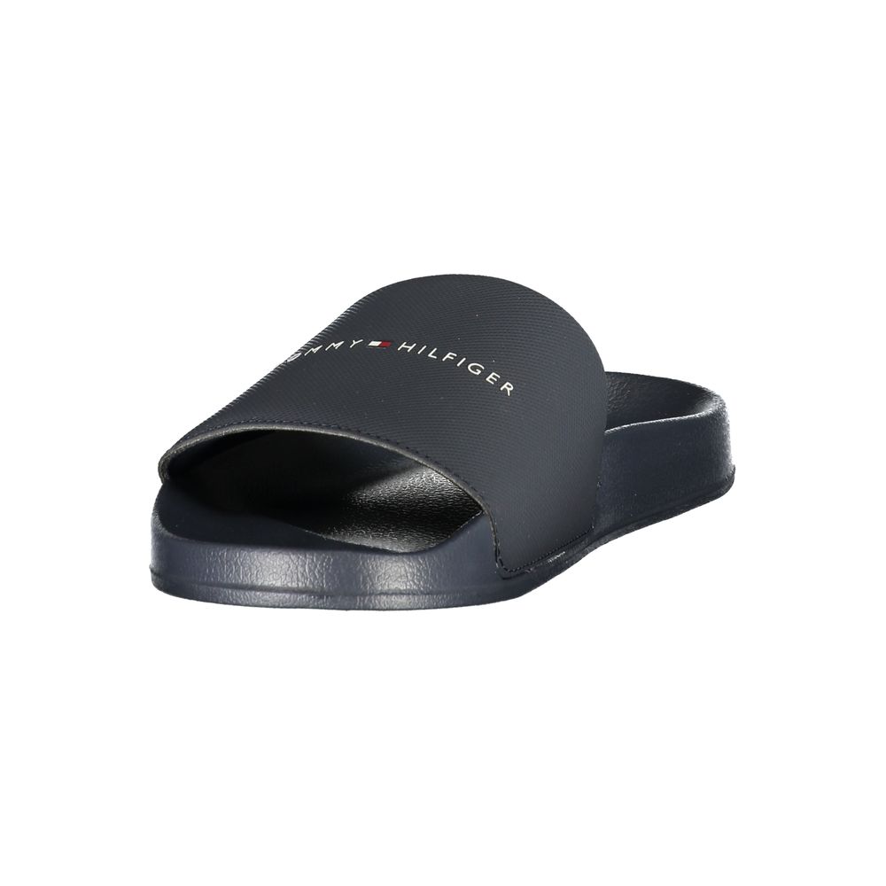 Tommy Hilfiger Blue Polyurethane Men's Slipper Tommy Hilfiger