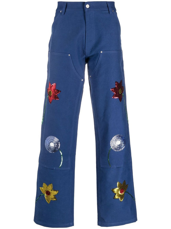 Sky High Farm Workwear Sky High Farm Workwear Embroidered denim jeans Sky High Farm Workwear