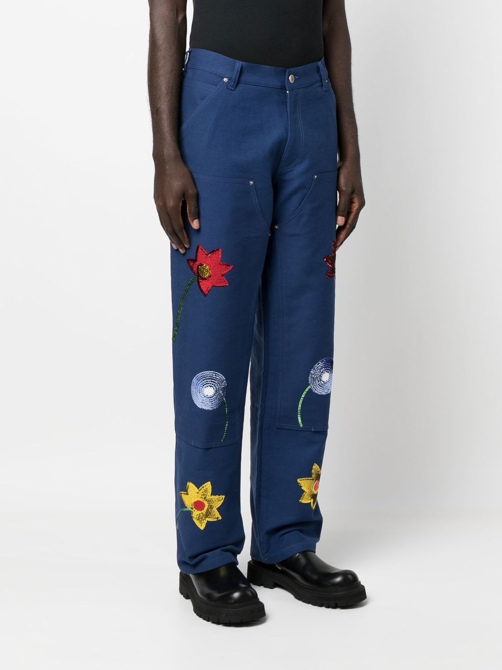 Sky High Farm Workwear Sky High Farm Workwear Embroidered denim jeans Sky High Farm Workwear