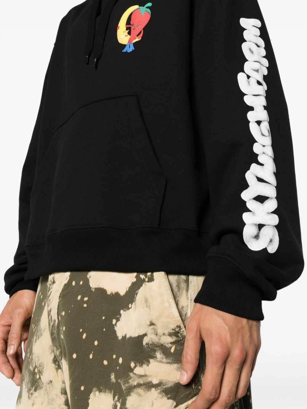 Sky High Farm Workwear Sky High Farm Workwear Logo cotton hoodie Sky High Farm Workwear