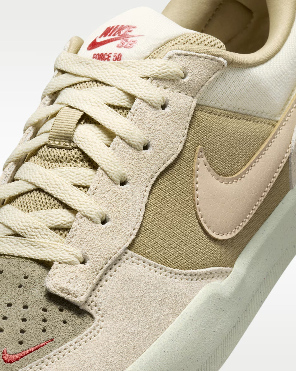 Nike SB Force 58 Coconut Milk skate shoe pair