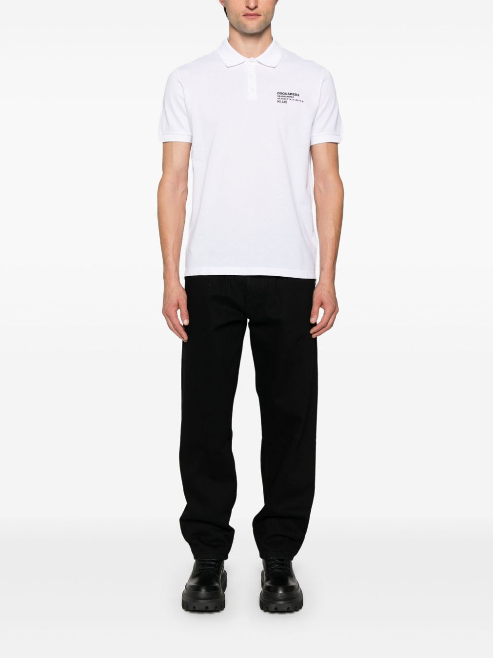 Dsquared2 Dsquared2 Logo cotton polo shirt Dsquared2