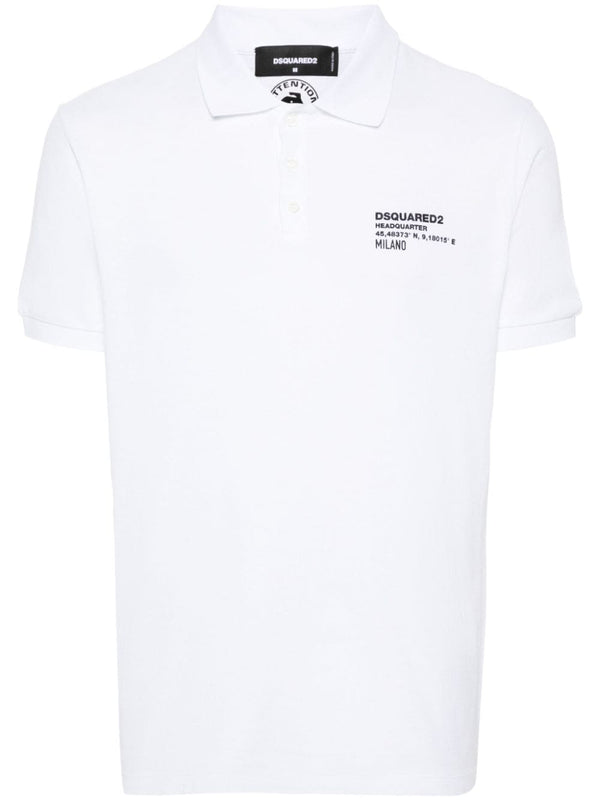 Dsquared2 Dsquared2 Logo cotton polo shirt Dsquared2