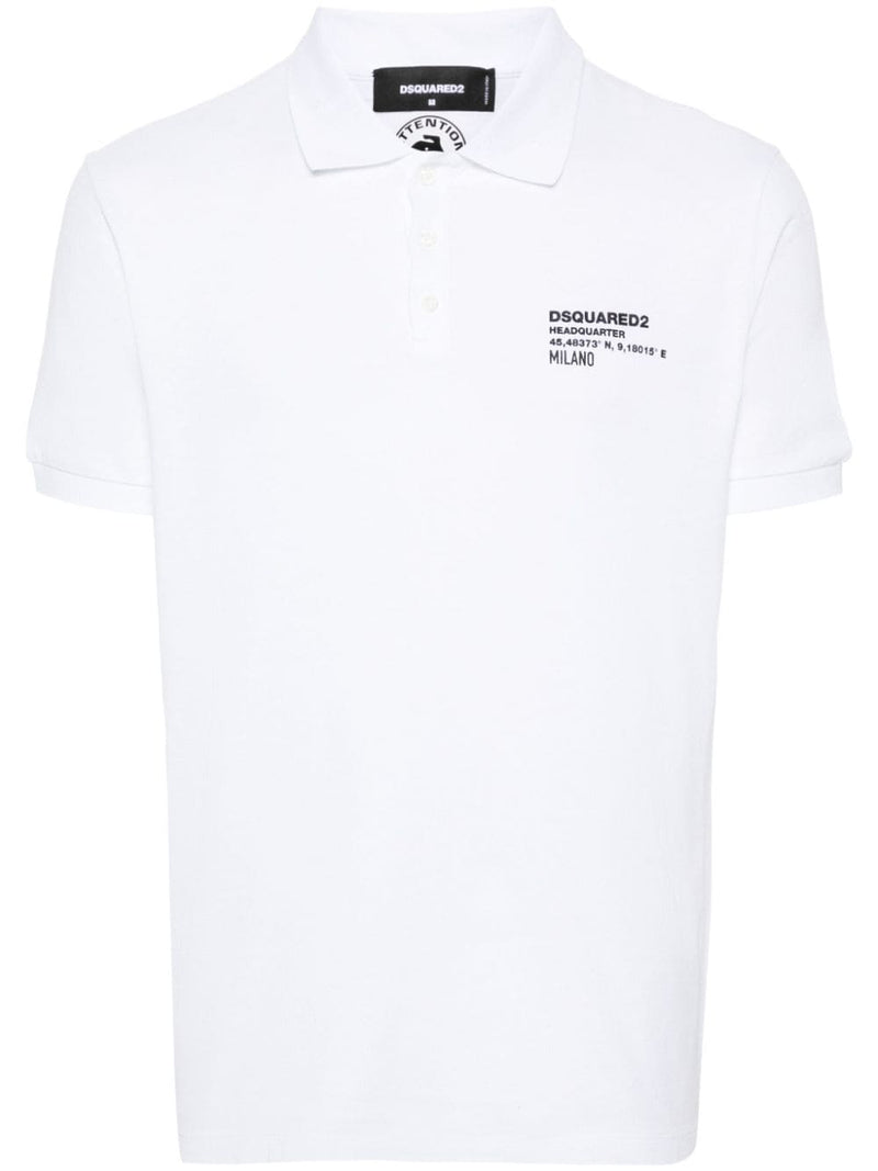Dsquared2 Dsquared2 Logo cotton polo shirt Dsquared2
