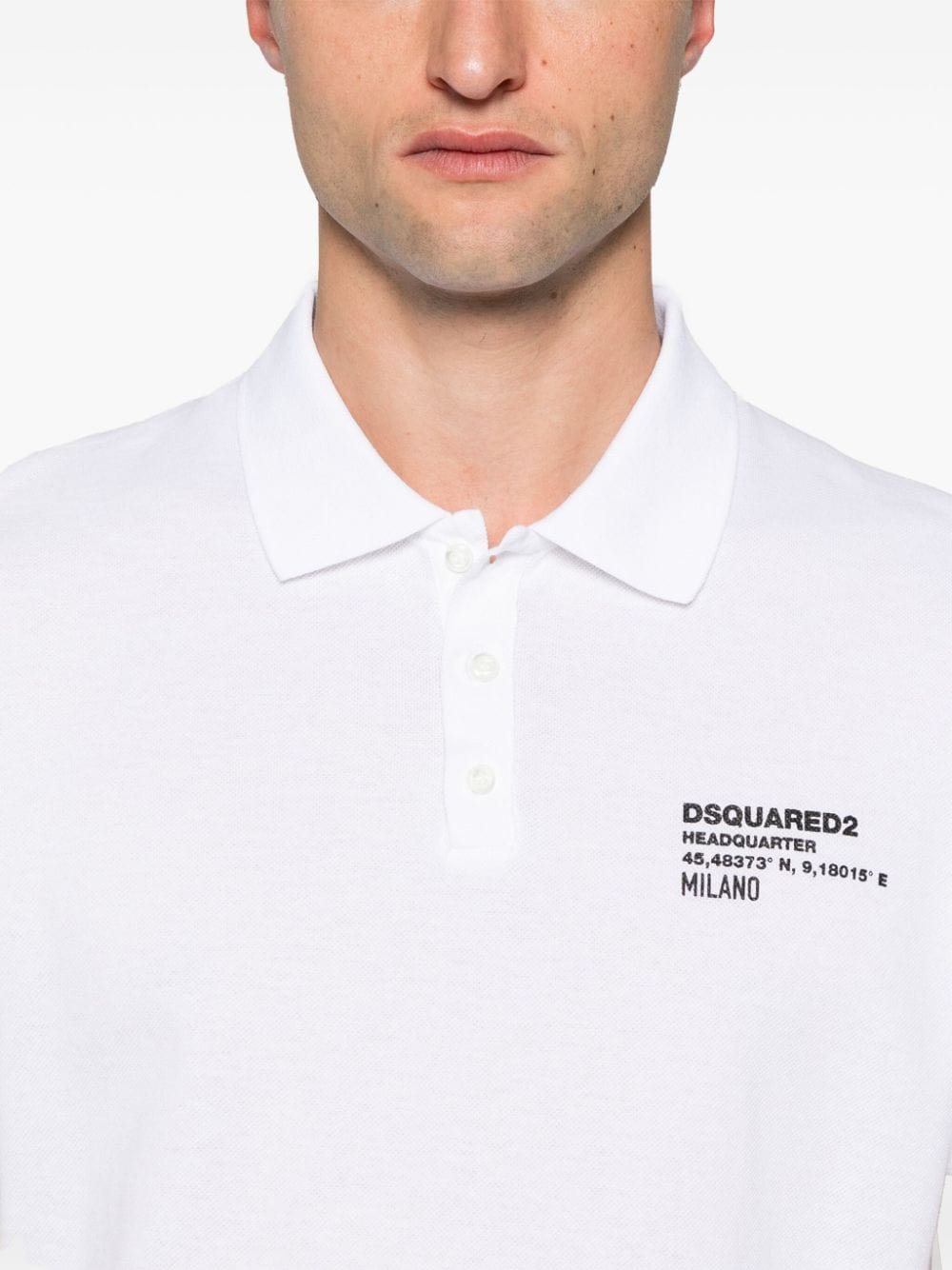 Dsquared2 Dsquared2 Logo cotton polo shirt Dsquared2