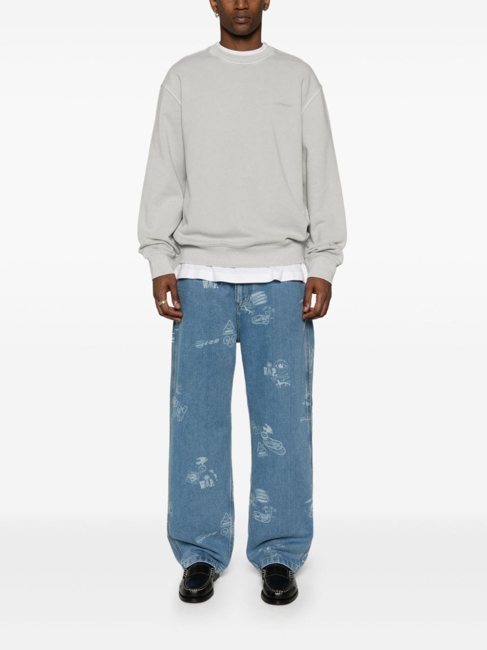 Carhartt WIP Duster Script Cotton Sweatshirt Carhartt Wip Pre