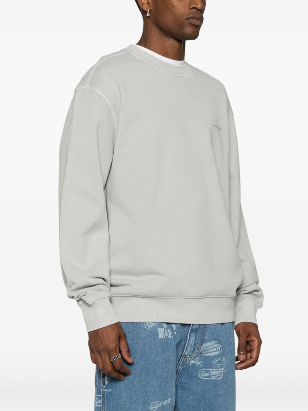 Carhartt WIP Duster Script Cotton Sweatshirt Carhartt Wip Pre