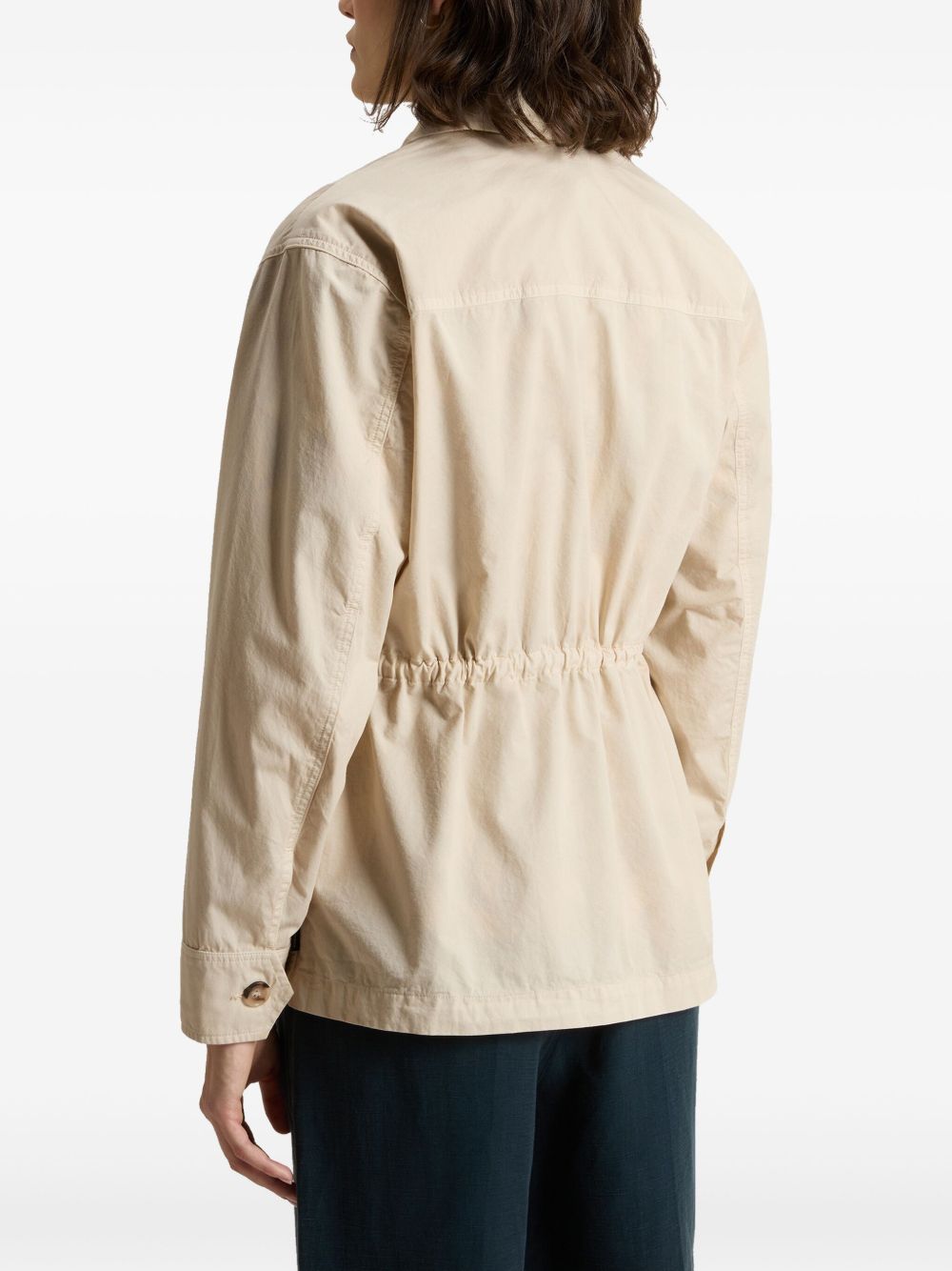 Woolrich Woolrich Garment-Dyed Pure Cotton Overshirt beige Woolrich