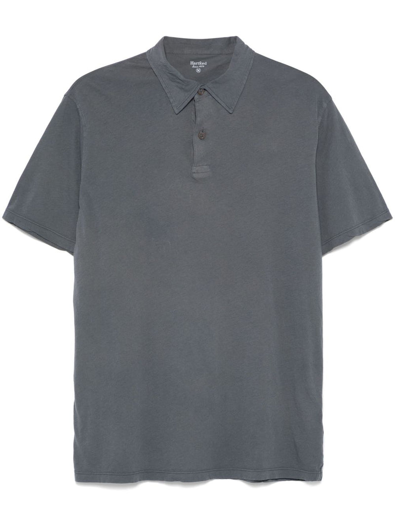 Hartford Light Polo in Steel Blue Hartford