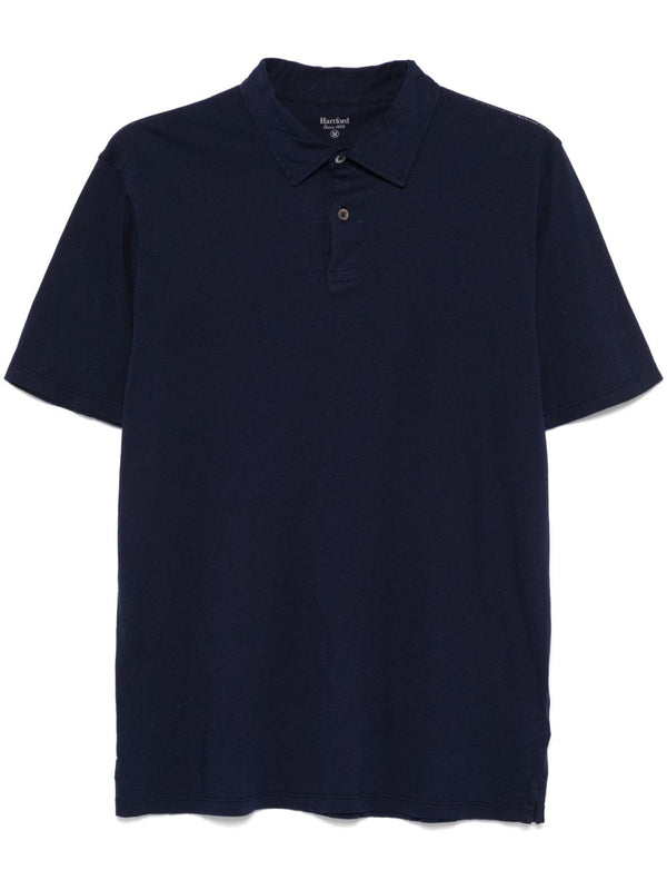 Hartford Hartford Light polo in Oxford blue Hartford