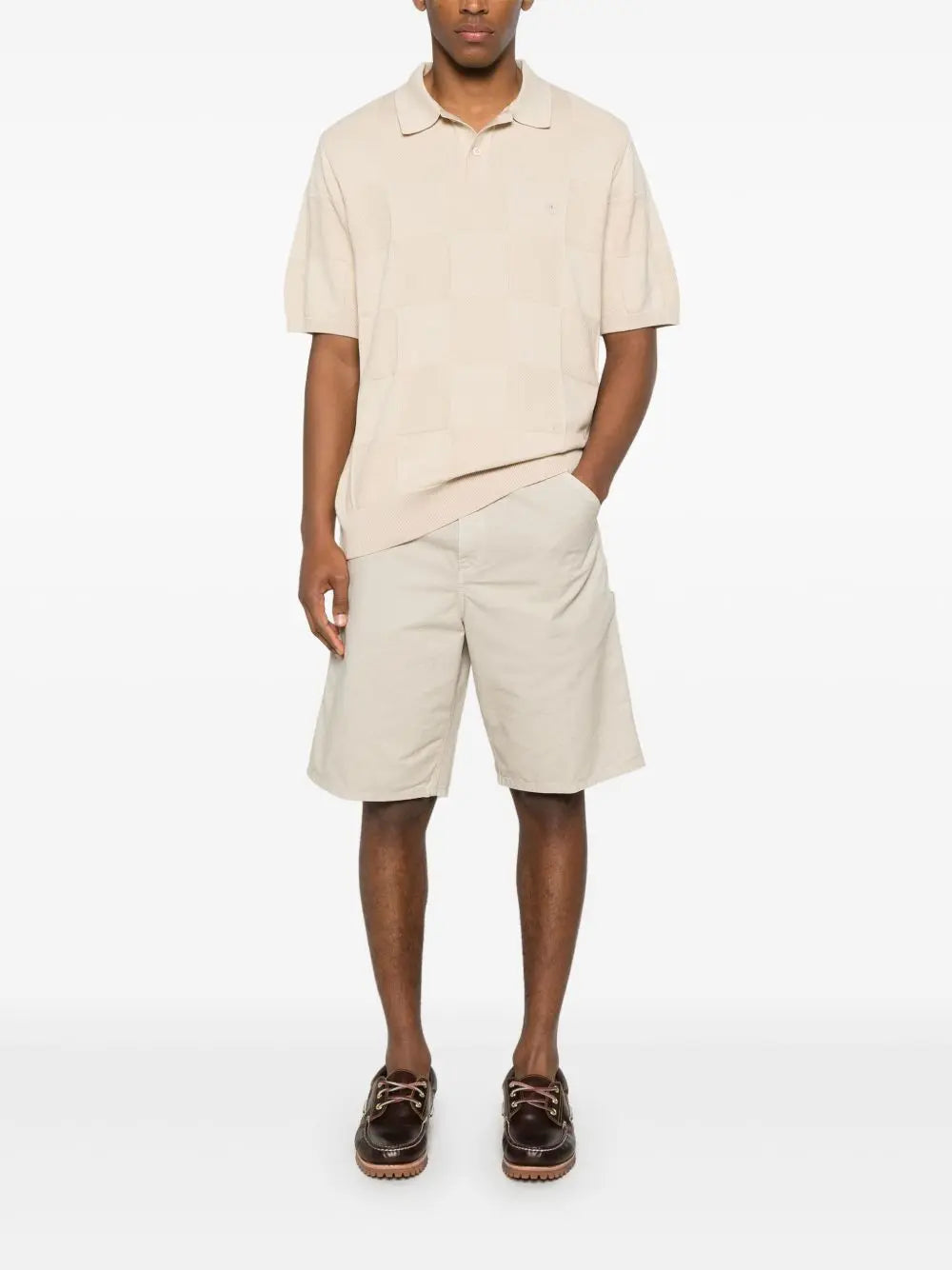 Carhartt Wip Main CARHARTT WIP MAIN Shorts Beige Carhartt Wip Main