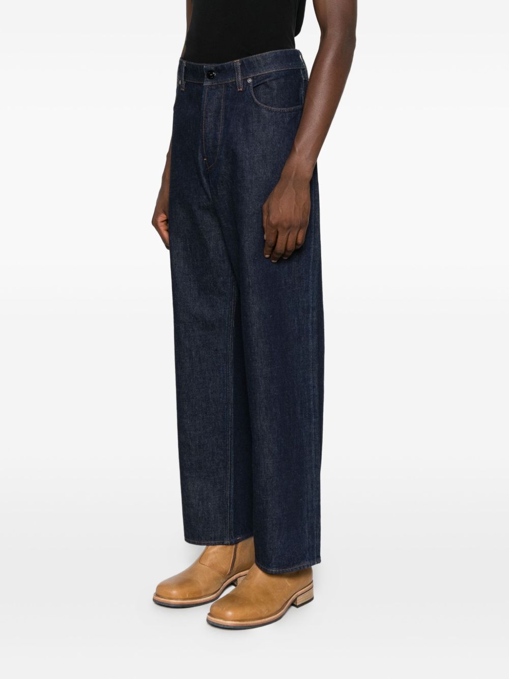 Stone Island Stone Island straight-leg cotton denim jeans Stone Island