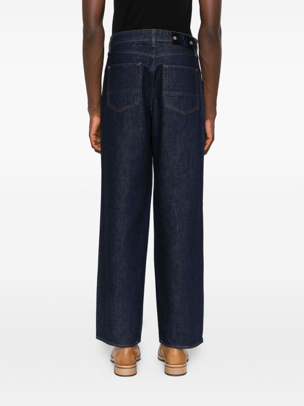 Stone Island Stone Island straight-leg cotton denim jeans Stone Island