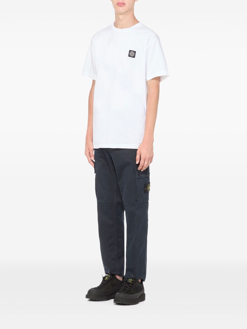 Stone Island Stone Island Logo cotton t-shirt Stone Island