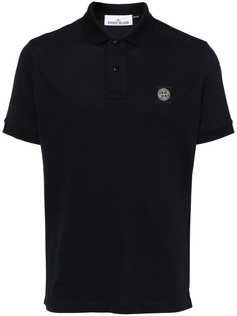 Stone Island Stone Island Logo cotton polo shirt Stone Island
